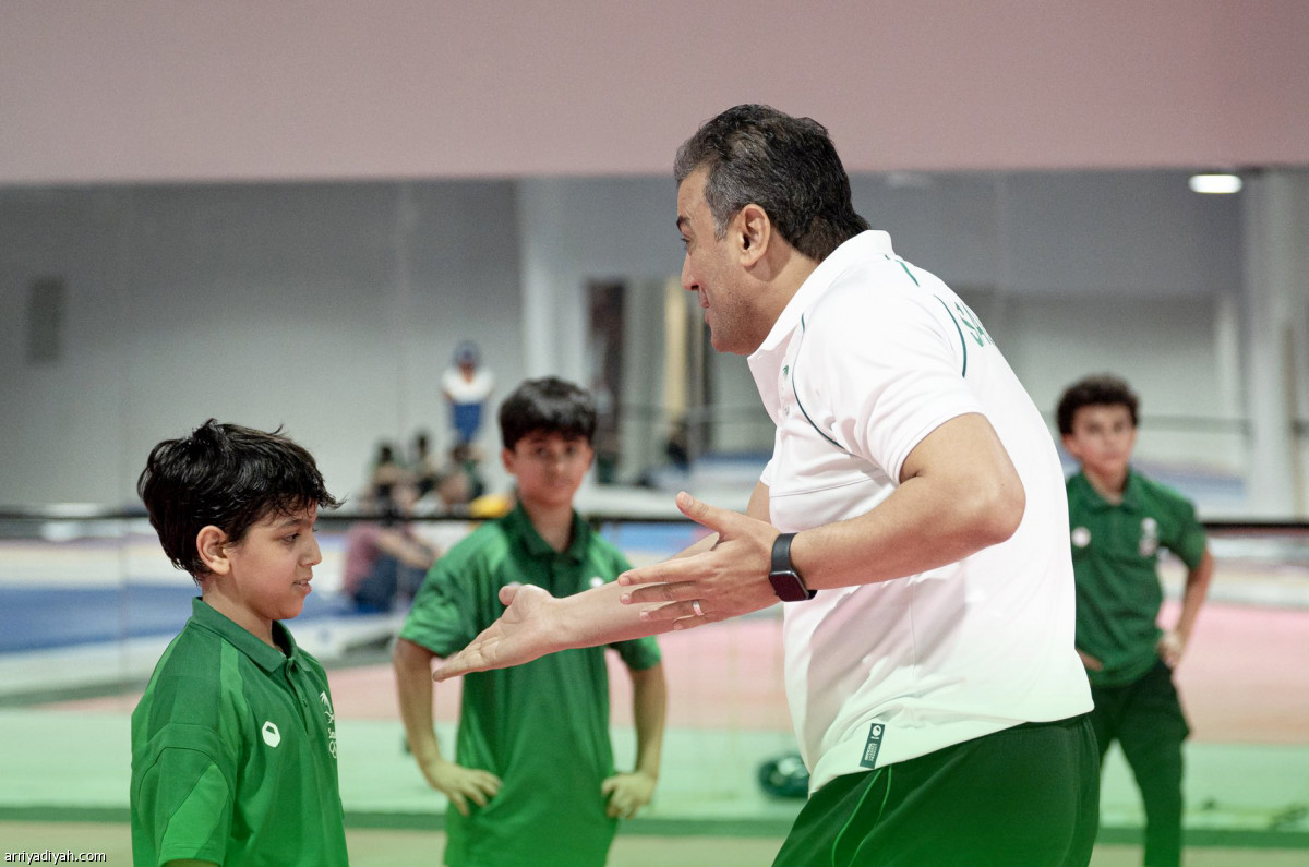 أخضر الكاراتيه يستعد