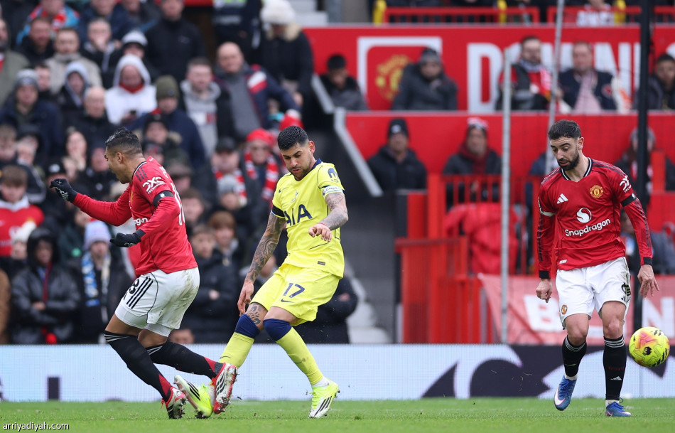 ثنائية يونايتد تزيد متاعب توتنام